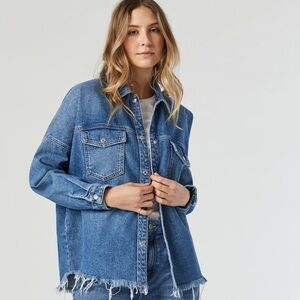 MAVI FIONA RELAXED DENIM SHIRT / JACKET